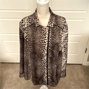 NWT Chico’s Animal Print Jacket
